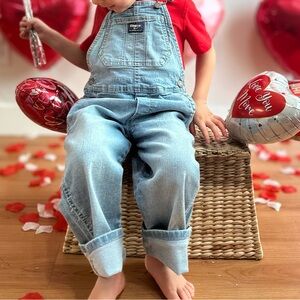 OshKosh B'gosh Light Blue Denim Overalls